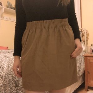 J. Crew Wool Mini Skirt